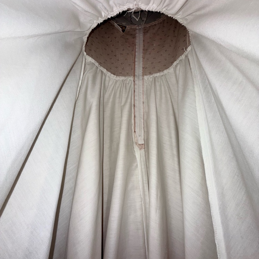 Gunne Sax Jessica San Francisco Lace Neck Cottagecore Prairie Maxi Dress Vintage - Picture 8 of 16
